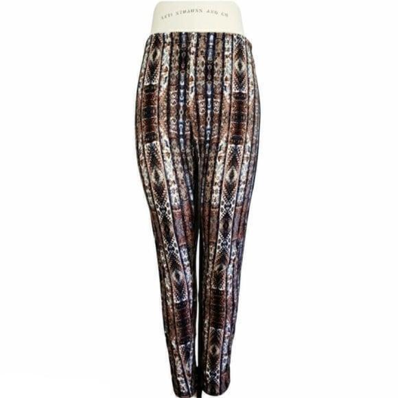 No Comment Patterned Festival Legging Stretchy Pants - Picture 3 of 3